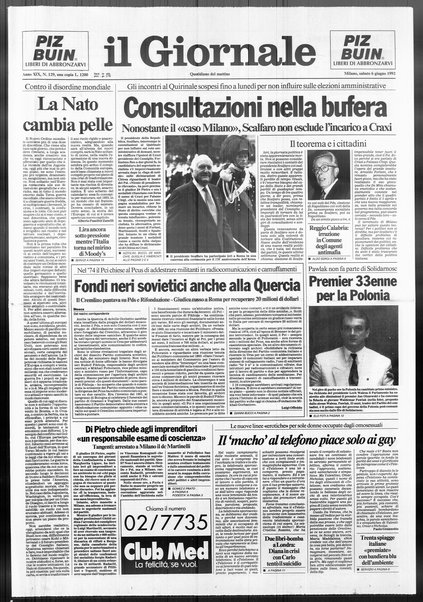 Il giornale : quotidiano del mattino